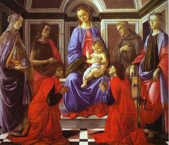 Madonna and Child with Six Saints